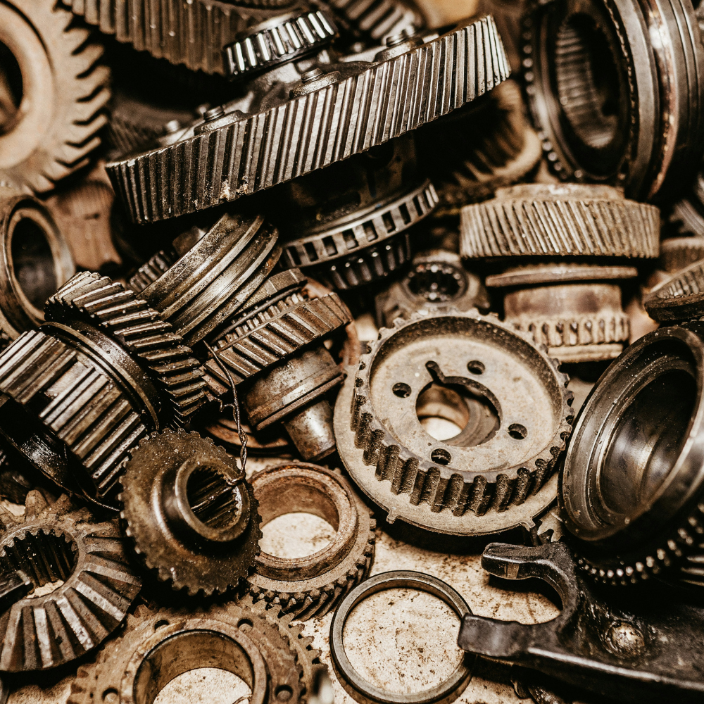 Casquillos de bronce torneados