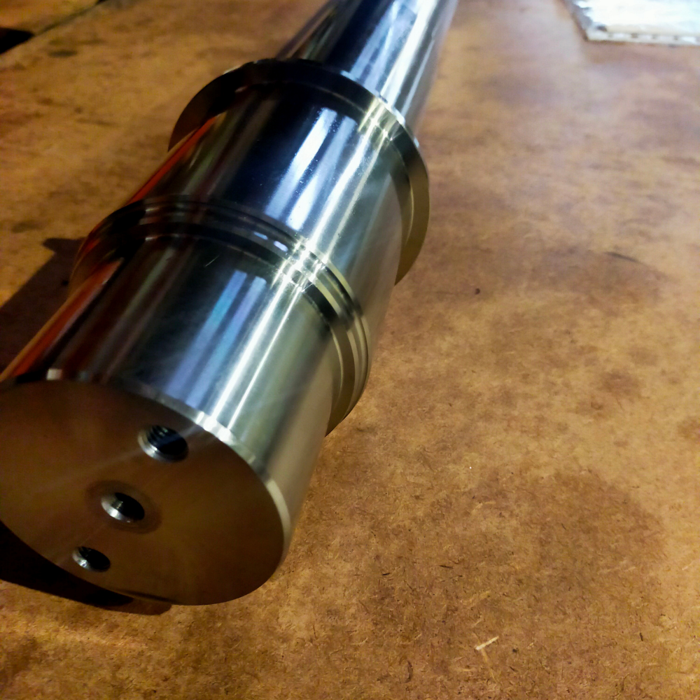 Torneado CNC en ejecución